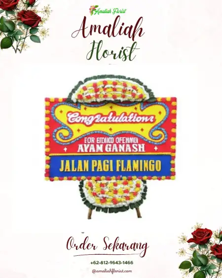 Sewa Papan Bunga Siopat Suhu